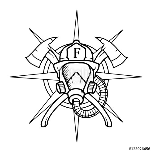 500x500 Firefighter Firefighter Logo Firefighter Silhouette Firefighter