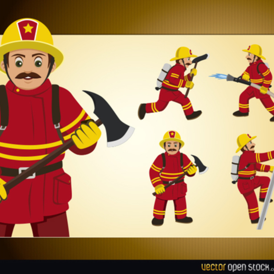 936x936 Free Vector Fireman Freevectors