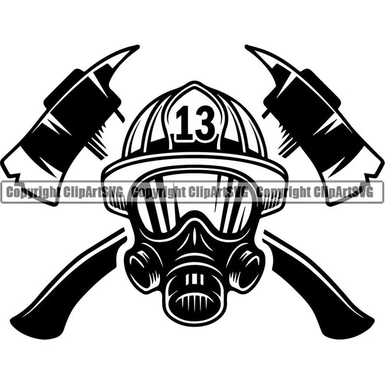 794x794 Firefighter Logo Firefighting Rescue Axes Fireman Fighting Etsy