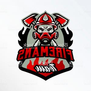 300x300 Logo Mascot Firefighter Lethal Task A Dangerous Vector Catchsplace