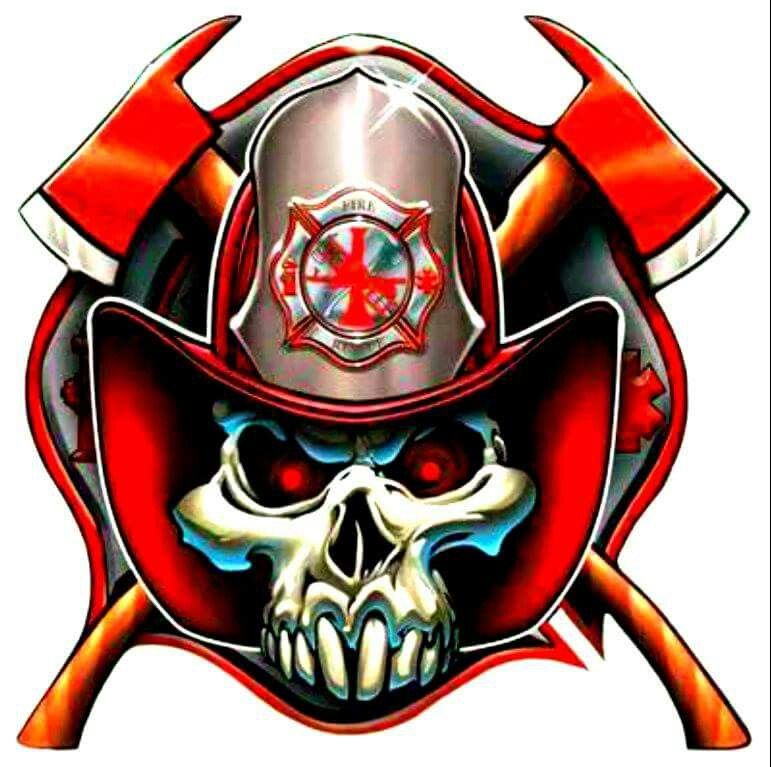 771x767 Skull Art Skulls Grim Reapers Firefighter Images, Skull