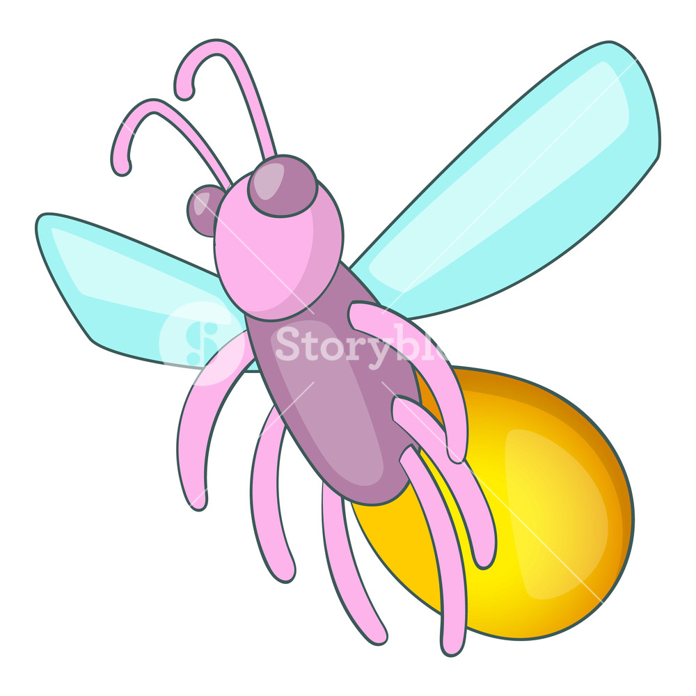 1000x1000 Firefly Icon Cartoon Illustration Of Firefly Vector Icon For Web