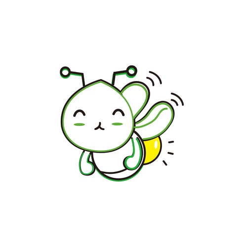 500x500 Line Firefly Vector Free Download