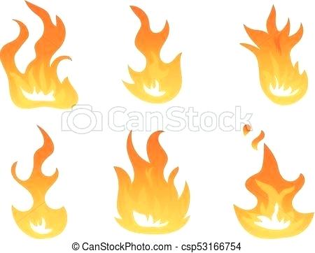 450x362 Clipart Of Fire