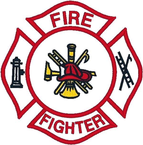 Firefighter Badge Clipart 600x605 Firefighter Badge Clipart