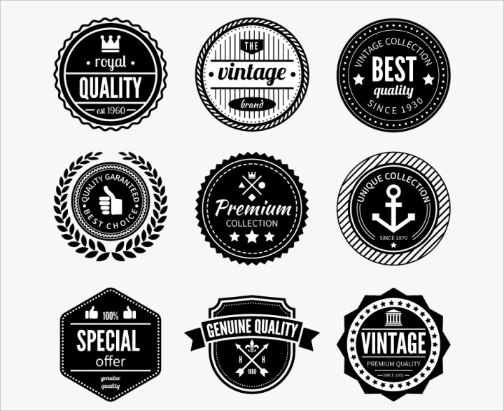 Free Badges Designs 720x587 Free Badges Designs