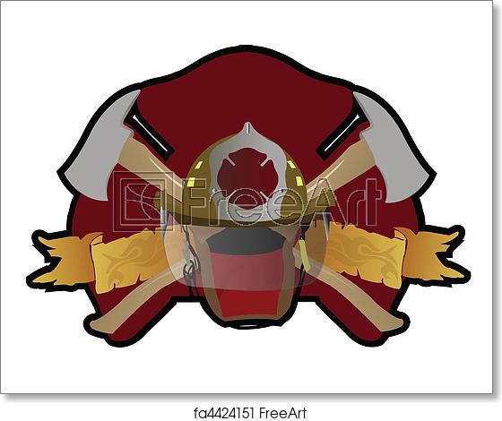 Free Art Print Of Firefighter A Firefighter Patch With Symbols 560x470 Free Art Print Of Firefighter A Firefighter Patch With Symbols