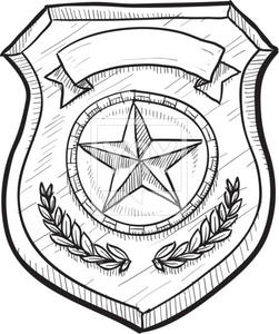 Police Or Firefighter Badge Sketch Vector 251x300 Police Or Firefighter Badge Sketch Vector