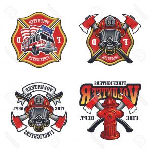 Fireman Badge Vector at Vectorified.com | Collection of Fireman Badge ...
