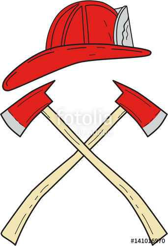 Fireman Helmet Crossed Fire Axe Drawing Stock Image And Royalty 342x500 Fireman Helmet Crossed Fire Axe Drawing Stock Image And Royalty