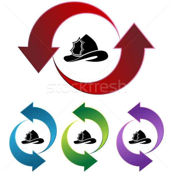 Fireman Helmet Vector Illustration John Takai 600x600 Fireman Helmet Vector Illustration John Takai