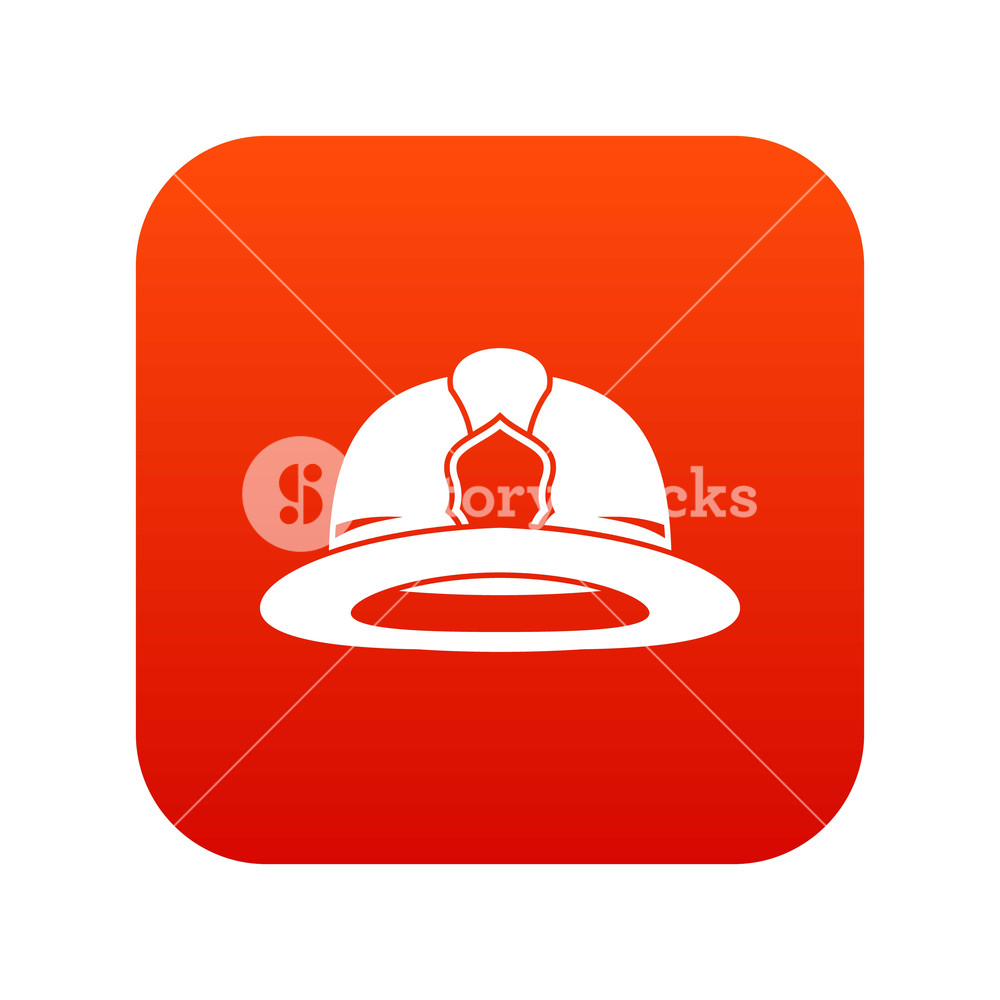 Fireman Helmet Icon Digital Red For Any Design Isolated On White 1000x1000 Fireman Helmet Icon Digital Red For Any Design Isolated On White