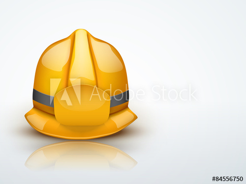Light Background Gold Fireman Helmet Vector Illustration 500x375 Light Background Gold Fireman Helmet Vector Illustration