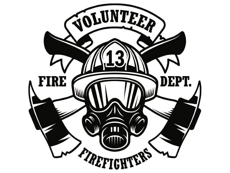 931x700 Firefighter Logo Firefighting Rescue Volunteer Axe Hydrant Etsy