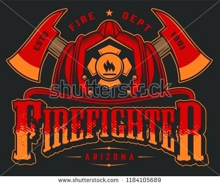 450x380 Blank Firefighter Cross Template Fire Department Logos Set
