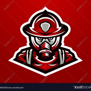 300x300 Stock Illustration Firefighting Logo Fireman Head Mask Soidergi