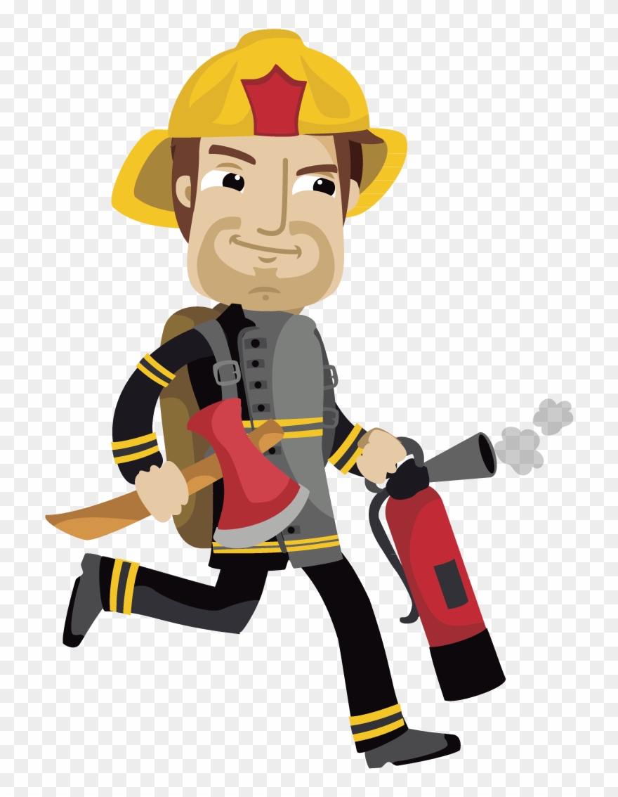 Fireman Vector at Vectorified.com | Collection of Fireman Vector free ...