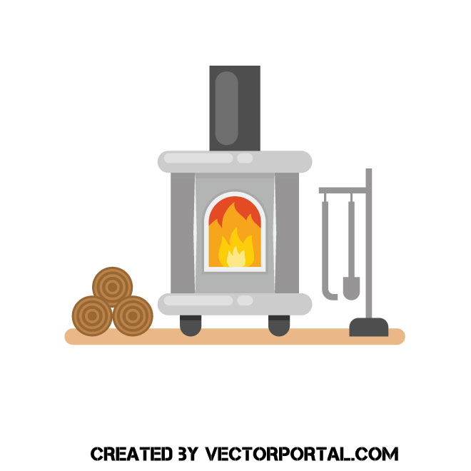 Fireplace Vector Clip Art 660x660 Fireplace Vector Clip Art