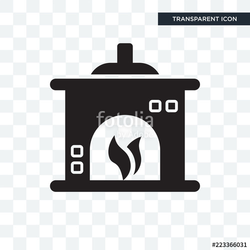 Fireplace Vector Icon Isolated On Transparent Background 500x500 Fireplace Vector Icon Isolated On Transparent Background