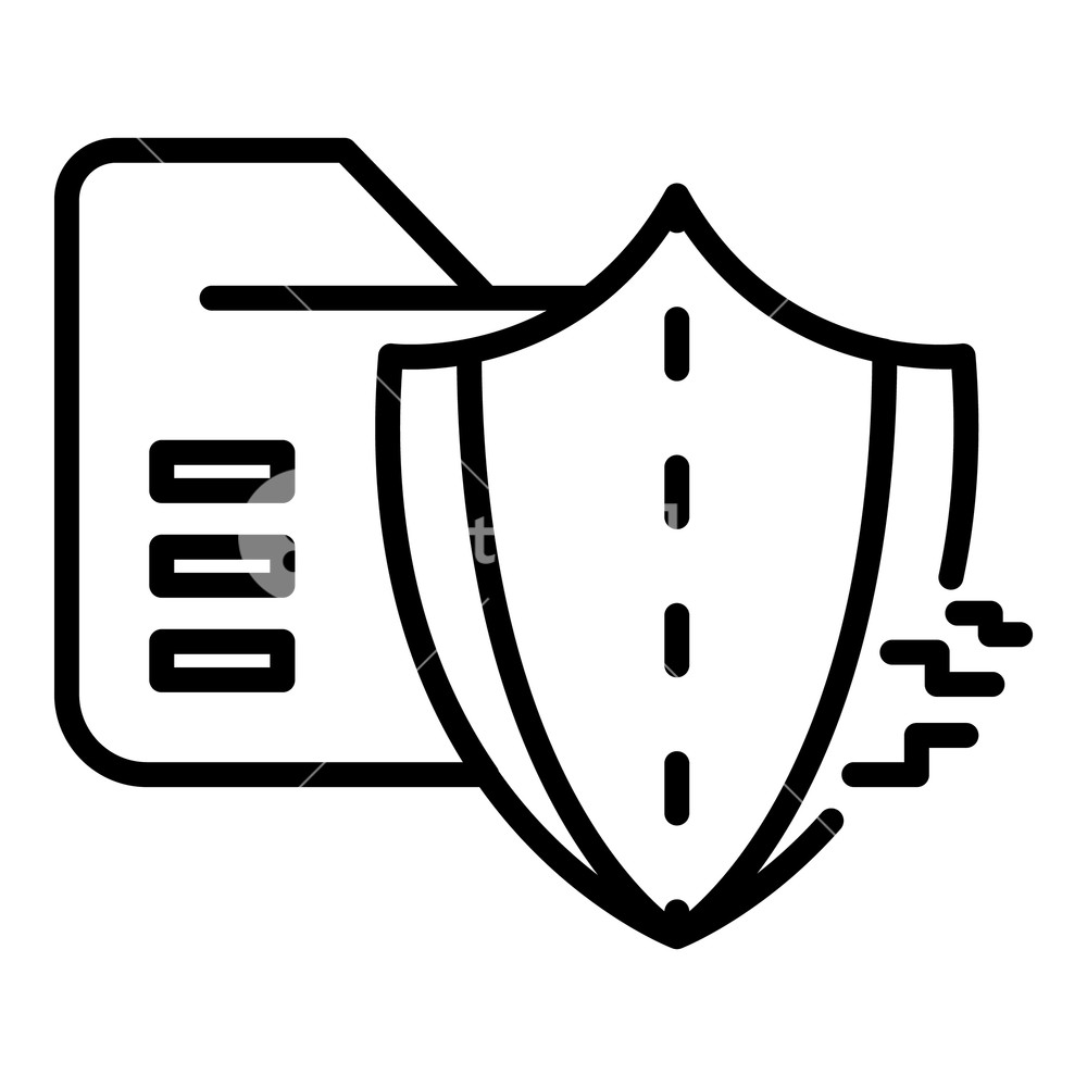 1000x1000 Cyber Attack On Firewall Icon Outline Cyber Attack On Firewall