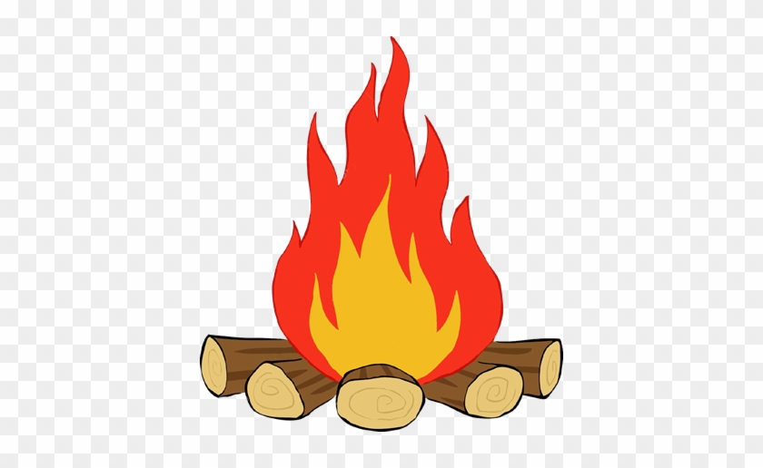 840x516 Wood Burning Drawing Cartoon Logs Clipart Vector