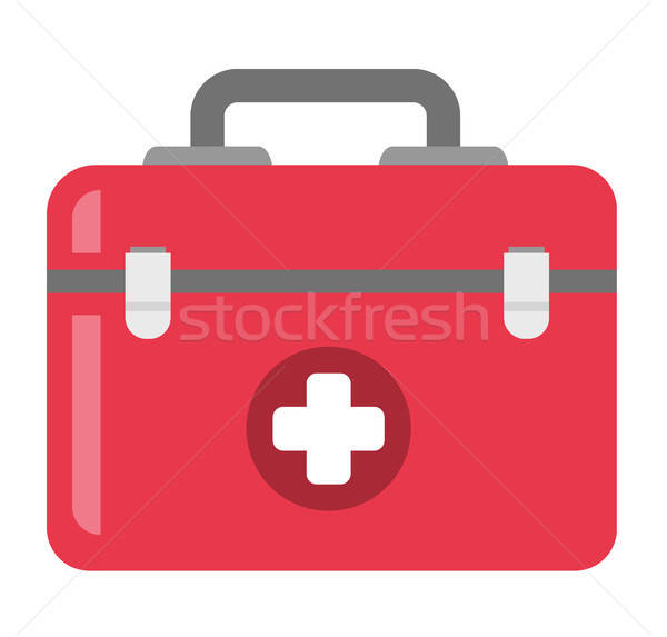 First Aid Kit Vector Cartoon Illustration Vector Illustration 600x573 First Aid Kit Vector Cartoon Illustration Vector Illustration