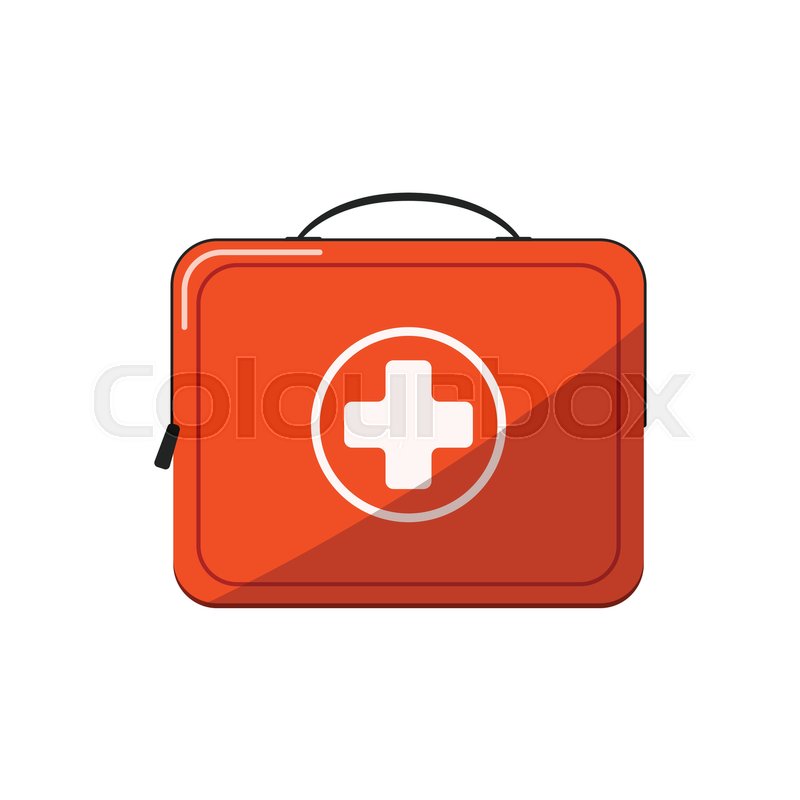 First Aid Kit Vector Icon On White Stock Vector Colourbox 800x800 First Aid Kit Vector Icon On White Stock Vector Colourbox