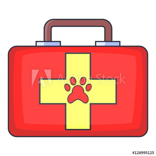 Red Pet First Aid Kit Icon Cartoon Illustration Of Red Pet First 500x500 Red Pet First Aid Kit Icon Cartoon Illustration Of Red Pet First
