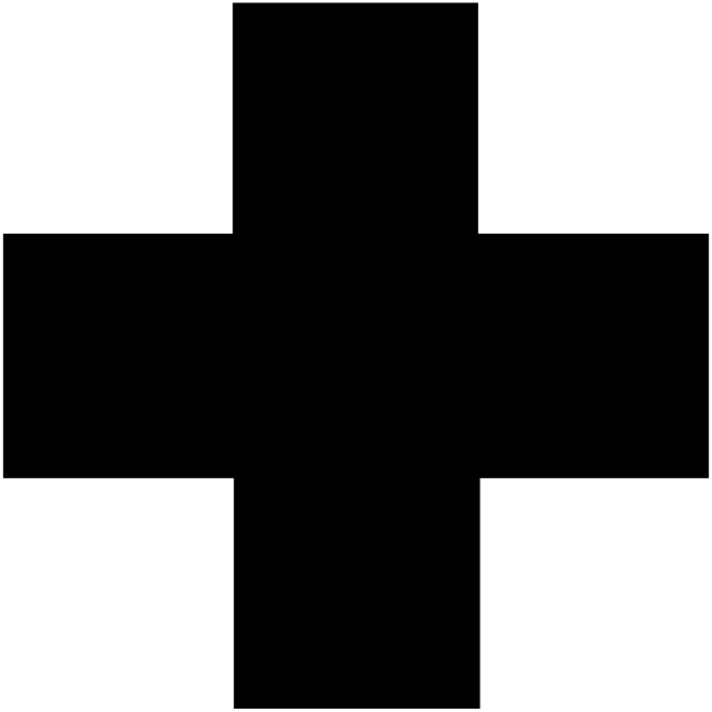 640x640 First Aid Vector Sign