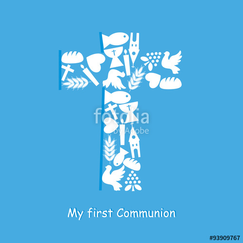 First Communion Invitation Card Stock Image And Royalty Free 500x500 First Communion Invitation Card Stock Image And Royalty Free
