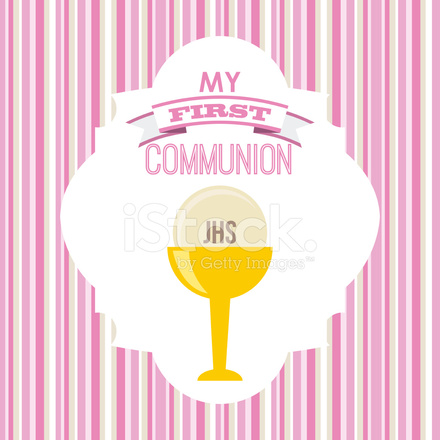 First Communion Vector Illustration Graphic Stock Vector 440x440 First Communion Vector Illustration Graphic Stock Vector