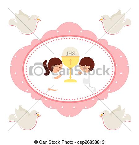 First Communion Design, Vector Illustration Graphic Vector 450x470 First Communion Design, Vector Illustration Graphic Vector