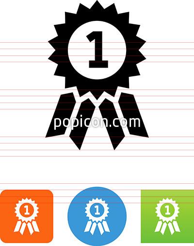 400x506 First Place Ribbon Icon