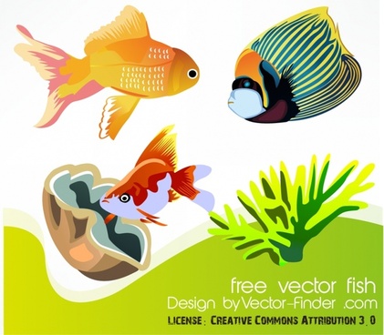 421x368 Fish Free Vector Download
