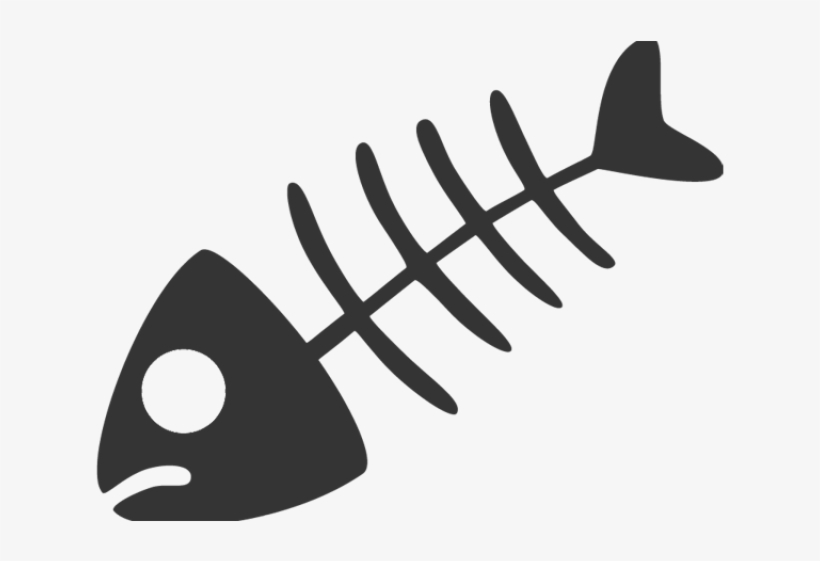 820x561 Fish Bones Vector Transparent