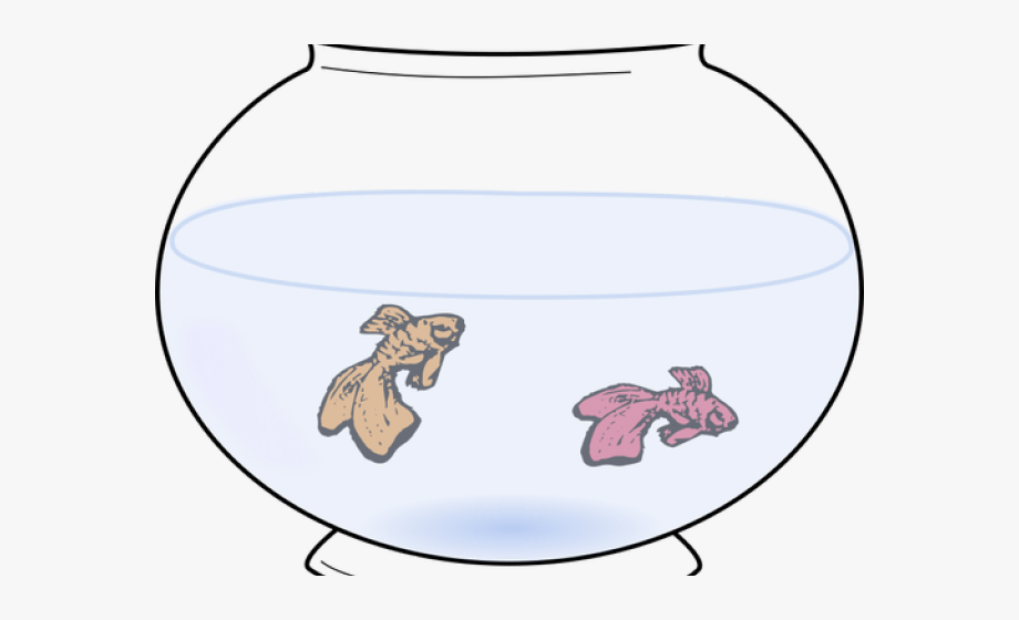 920x560 Fish Bowl Clipart Vector Fish