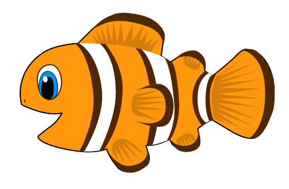 563x369 Fish Cartoon Vector