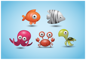 286x200 Cartoon Fish Free Vector Art