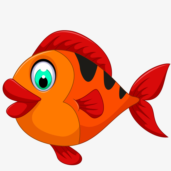 650x651 Cartoon Fish Vector Big Red Lips, Cartoo