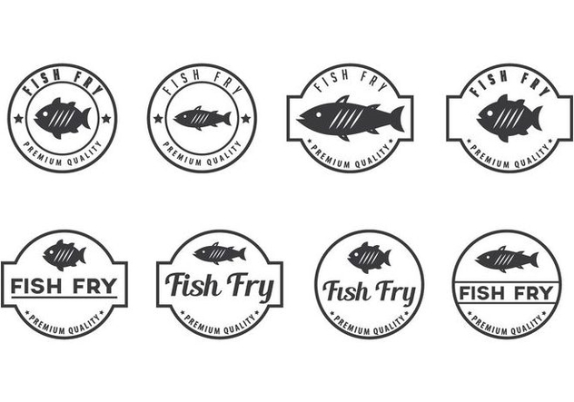 632x443 Free Fish Fry Badge Vectors Free Vector Download Cannypic