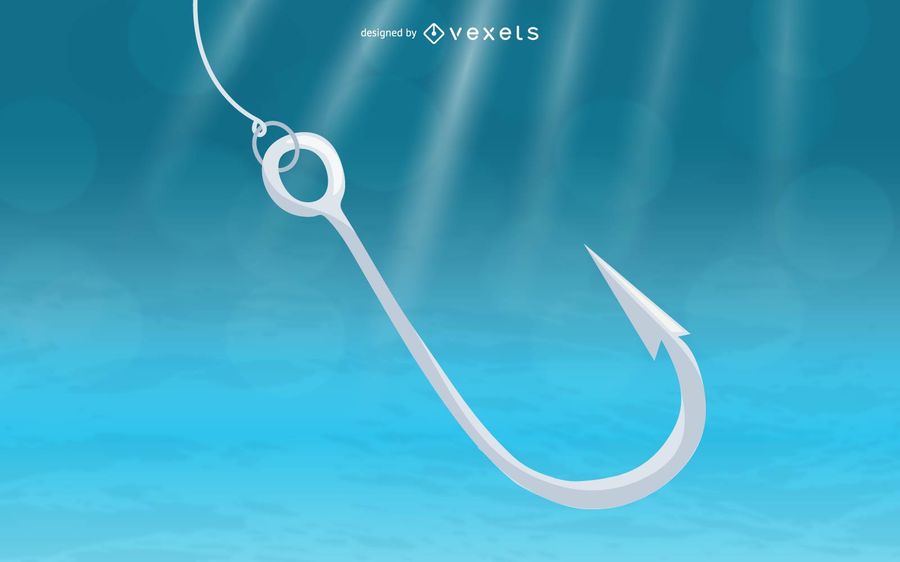 900x562 Vector Fishing Hook