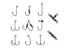 286x200 Fish Hook Free Vector Art