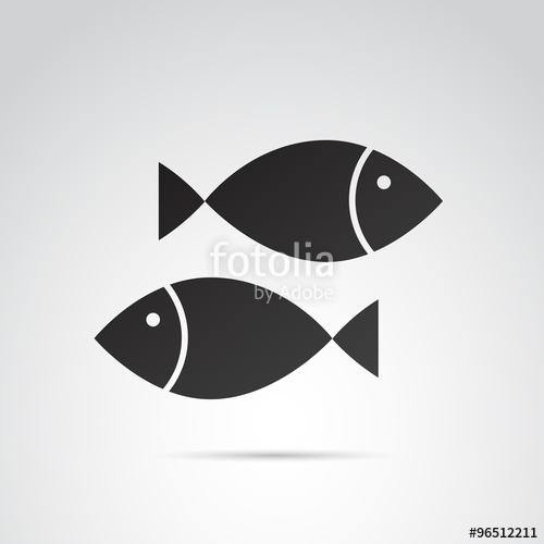 500x500 Fish Vector Icon Stock Image And Royalty Free Vector