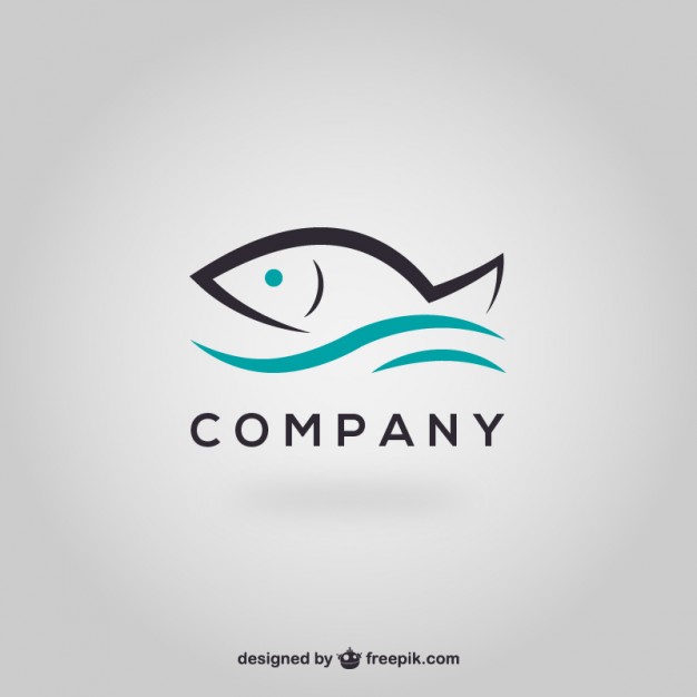 626x626 Fish Logo Template Vector Free Download