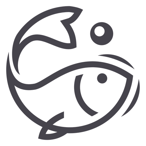 512x512 Fishing Fish Logo Icon