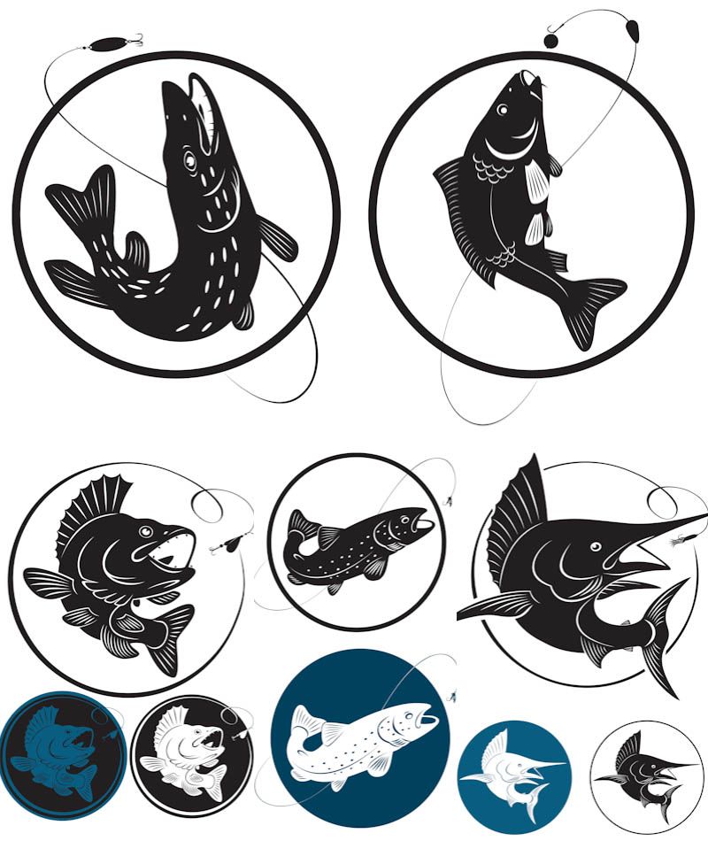 800x950 Fishing Logo Vector Decals For Everyone Fish Logo, Fish Vector