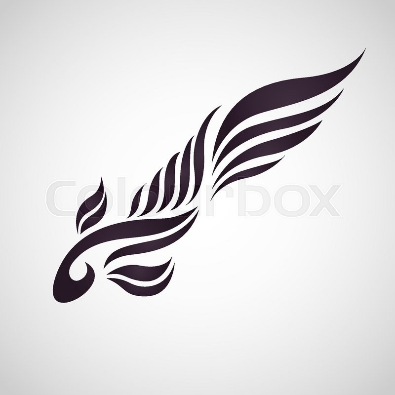 800x800 Fighting Fish Logo Vector Stock Vector Colourbox