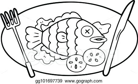 450x274 Cartoon Fish Outline