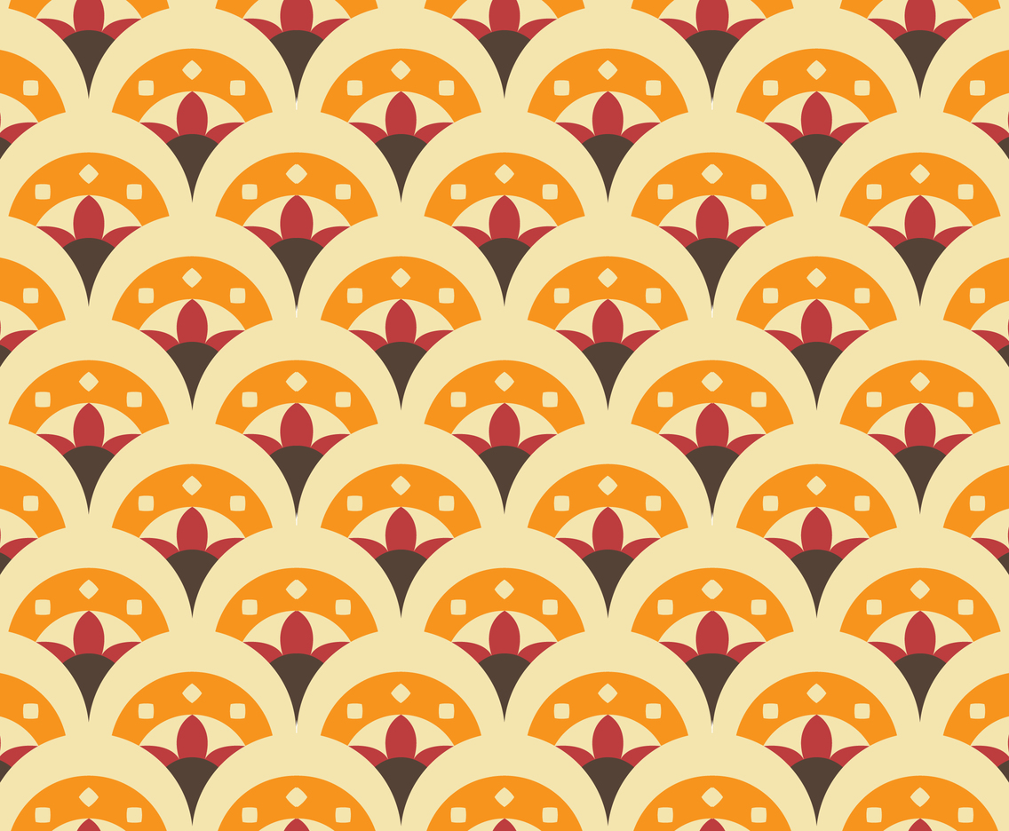 Retro Fish Scale Pattern Vector Art Graphics 1136x936 Retro Fish Scale Pattern Vector Art Graphics