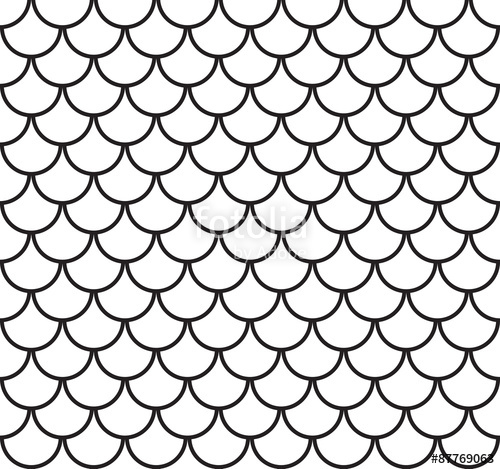 Seamless Fish Scale Pattern Vector Illustration Stock Image 500x469 Seamless Fish Scale Pattern Vector Illustration Stock Image